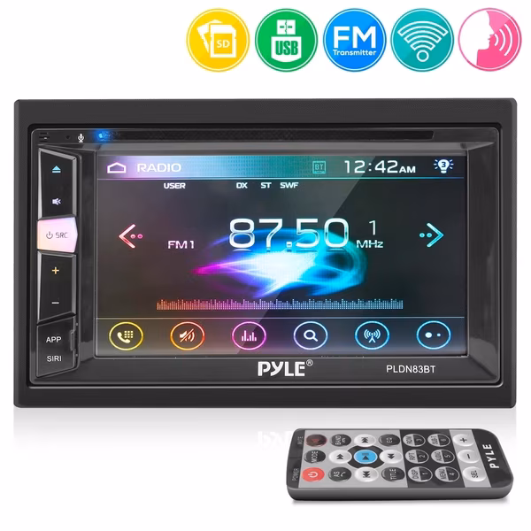 6.2'' Car Multimedia Player, Pyle, Mfr#: PLDN83BT.5